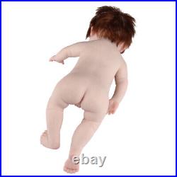 Silicone Baby Girl 47CM Rebirth Doll Newborn Baby Toy Kids Gift Posable Bendable
