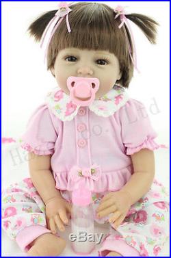 Simulation Doll Cute Baby Girl Silicone Soft Toys for Children Gift