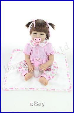 Simulation Doll Cute Baby Girl Silicone Soft Toys for Children Gift