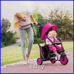 SmarTrike 6-in-1 Folding Tricycle For toddler 10-36 Month smarTfold 300+ A -Pink