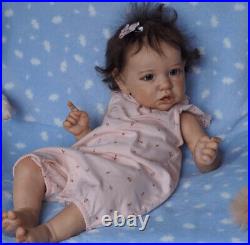 Soft Adorable Realistic Handmade Reborn Baby Doll 22inch Sleeping Girl Gift Toys