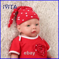 Special sales 20 Full Body Silicone Reborn Baby Girl Doll Kids Playmate Toys