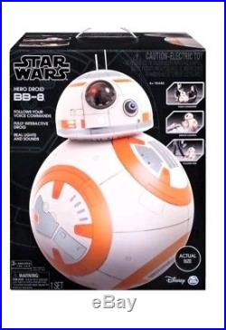 Star Wars Fully Interactive BB-8 Hero Droid For Boy Girl Kids Play Toy Gift