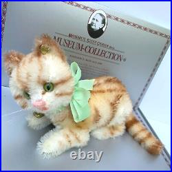 Steiff Tabby Cat 0104/10 Replica 1928 Museum Collection Limited Edition Box COA
