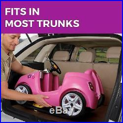 Step2 Whisper Ride II Ride On Push Car, Pink, for Kids Toddler Girls Toys