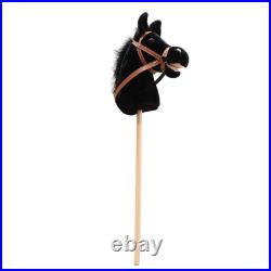 Stick Horse Plush Fun Plush Horse Riding Stick for 3 Years+ Boys Girls Kids