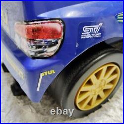 Subaru IMPREZA WRC Ride On Toy Car Kids Foot Kick 53cm Used