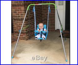 Swing for Baby Girl Boy Toddler Set Frame Stand Portable Heavy-Duty Seat Safe