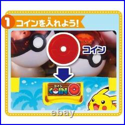 TAKARA TOMY Pokemon Sun & Moon GACHA POKE MACHINE MonColle Poke Ball Toy NEW