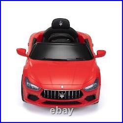 TOBBI Kids Ride on Car 12V Electric Car for Boy Girl Licensed Maserati Ghibli