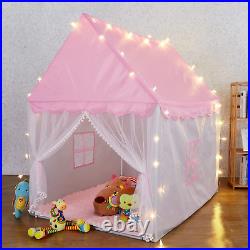 TTLOJ Gift for Christmas Kids Play Tent Pink for Girls Boys, Princess Castle