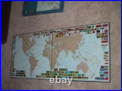 Take Off! Geography Game 1987 RARE 1st Edition HUGE 4ft BOARD Complete FREE SHIP