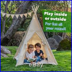 Teepee Play Tent for Kids by Canicove Tipi for Boys and Girls Award Winning