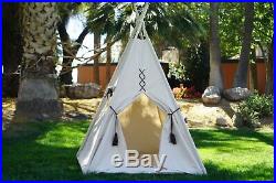Teepee Tent For Kids Play House Indoor Outdoor Boys Girls Wigwam Playhouse Toy