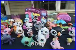 The Littlest Pet Shop Hasbro Huge Lot over 80 figurines accessories toys girls
