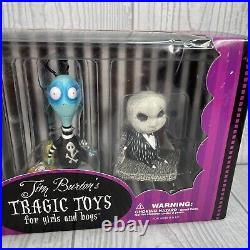 Tim Burton's 2003 Tragic Toys For Girls And Boys Lot Of 3 New