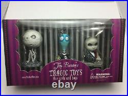 Tim Burton's 2003 Tragic Toys for Girls and Boys Figures Full Set of 4