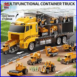 Toddler Boys Toys for 3 4 5 6 Years Old, Construction Truck Vehicle Toy Set with