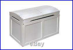 Toddler Toy Chest Wood For Girls Big Kids Large Boys White Storage Container NEW