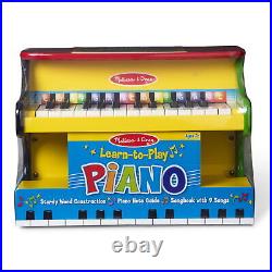 Toy Piano 25 Keys Keyboard Kids Children Grand Solid Wood Baby Learn-To-Play US