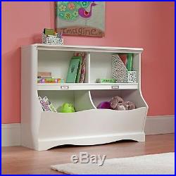 Toy Storage Organizer For Playroom Book Shelf Furniture Box Kids Chest White NEW