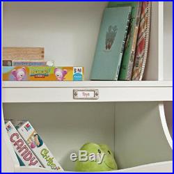 Toy Storage Organizer Playroom Book Shelf Furniture Kids Box Chest Bin White