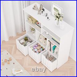 Toy Storage Organizer for Kid, Boys & Girls Muti-Functional Bookcase Cabinet US