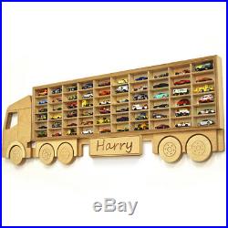 Toy car storage Hot Wheels Matchbox toy cars shelf PERSONALISED Boy's gift idea