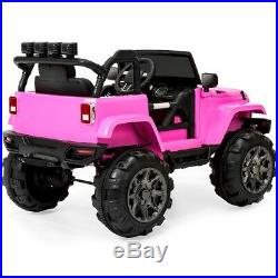 Toys Girls Ride On Car 12v Pink Jeep Kids Childs Powered Truck Electric Battery