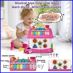 Toys for 1+ Year Old Girls Montessori Musical Toys for Toddlers Age 1-2, 8