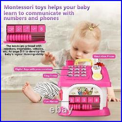 Toys for 1+ Year Old Girls Montessori Musical Toys for Toddlers Age 1-2, 8