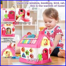 Toys for 1+ Year Old Girls Montessori Musical Toys for Toddlers Age 1-2, 8