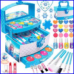 Toys for Girls, Real Kids-Makeup-Kit-For-Girl, Washable Pretend Toddler-Girl-Toys