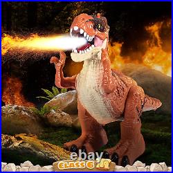 Toys for Kids 3-5 Remote Jurassic Dinosaur with Spray, Gift for Boys & Girls