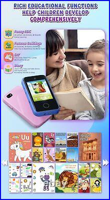 UCIDCI Toy for Girls Age 3-5 Kids Learning Cell Phone Toys for Girls Touchscr