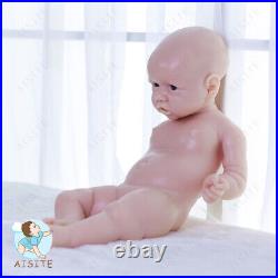 UNPAINTED Peyton- Newborn Realistic Baby Toys Soft Full Body Silicone Baby doll