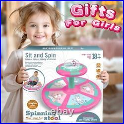 Unicorn Sit and Spin Toy Birthday Gifts for Girl 1 2 3 4 Years Old Toy for