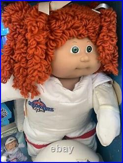 VTG Cabbage Patch Kids Young Astronaut Red Hair Girl Kellie Emmy Doll Toy RARE