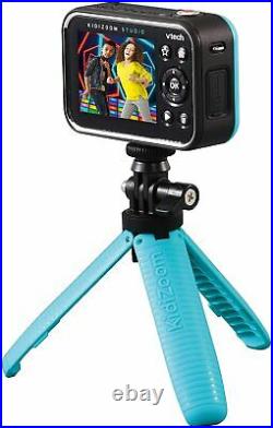 VTech KidiZoom Studio (Blue) Video Camera for Children with Fun Games Kids Gift