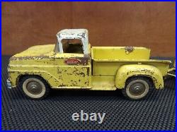 Vintage 1962 Tonka Toys / Rare Yellow / Pick Up / All Original c-4