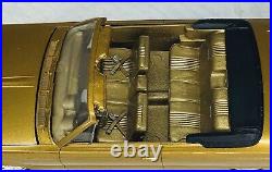 Vintage 1965 DODGE CUSTOM 880 CONVERTABLE Dealer Promo Car Model Rare GOLD FLAKE