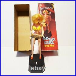 Vintage 1969 Poynter Go-Go Girl Drink Mixer Battery Operated with Orig Box WORKS