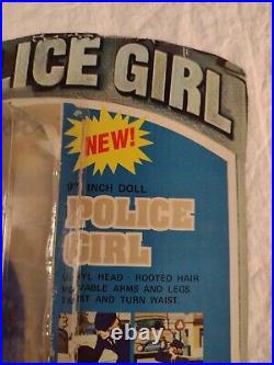Vintage 1975 L. J. N. Toys Police Girl Police Girl DOLL 9 Doll NEW RARE