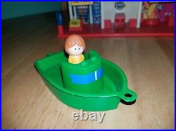 Vintage 80s Lakeside Tubtown Sea Circus Bathtub Toy with Girl Figure and Boat