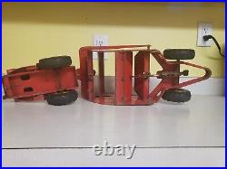 Vintage Doepke Model Toy Grader Scrapper Heiliner Mover Tractor 28