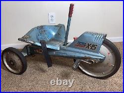 Vintage Mattel X-15 V-RROOM 1964 Tricycle Trike 3 Wheeled Pedal Car