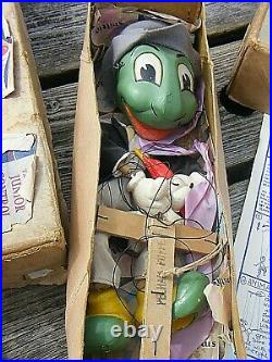 Vintage Pelham Puppets Jiminey Cricket Type Sl Rare & Girl