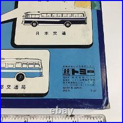 Vintage Tomy Tomica B6 (8) Buses Variants Diecast Bus Gift Set 1/64 Mib Japan