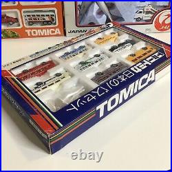 Vintage Tomy Tomica B6 (8) Buses Variants Diecast Bus Gift Set 1/64 Mib Japan