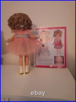 Vtg. Composition 13 Shirley Temple Doll with 4pg. Catalog Article Sears